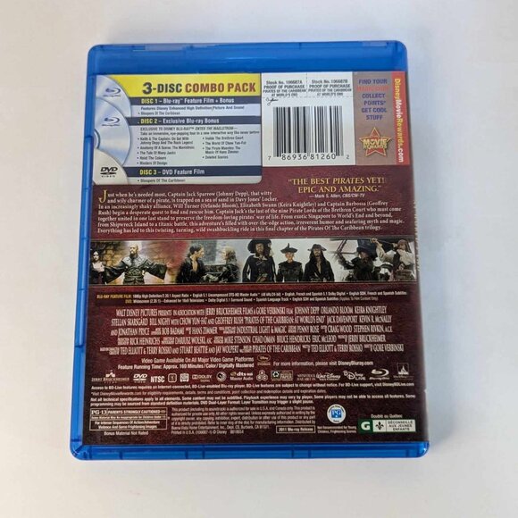 Pirates Of The Caribbean At Worlds End *Blu-ray* 4 FOR $20 - Picture 2 of 2
